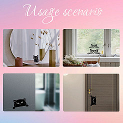 Wasserdichte reflektierende Kunststoffspiegelaufkleber&nbsp;DIY-WH0668-008