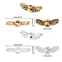 Stile tibetano ala lega fata perline&nbsp;TIBEB-PH0004-81