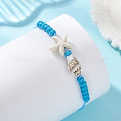 Armbänder aus synthetischem Türkis&nbsp;BJEW-MZ00331