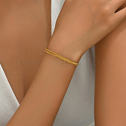 Panzerkettenarmbänder aus Messing für Damen&nbsp;ZM6497