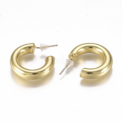 Messing Ohrstecker&nbsp;X-EJEW-F244-02G