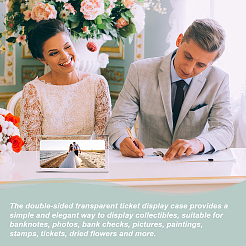 Desktop-Bilderrahmen aus transparentem Acryl&nbsp;AJEW-WH0166-52