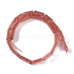 Chapelets de perles en verre de quartz de cerise&nbsp;G-M420-M05-02