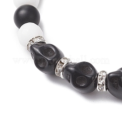 2 x Charm-Armbänder aus Legierung im tibetischen Stil.&nbsp;BJEW-JB12522
