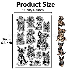 Individuelle transparente Stempel aus PVC-Kunststoff&nbsp;DIY-WH0439-0155