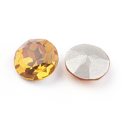 Spitze Rückseite u. Rückseite überzogene k9 Glasrhinestone Cabochons&nbsp;RGLA-J012-10mm-292