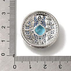 Gestellware Messing Micro Pave Zirkonia Verbinder&nbsp;KK-H485-36P