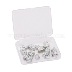 16 Stück 2 Stile Druzy-Edelstein-Imitationsperlen aus Harz&nbsp;RESI-NB0001-54