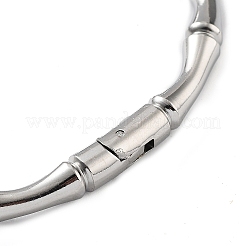 Anlaufgeschütztes Scharnierarmband aus 201 Edelstahl&nbsp;STAS-Z057-01E