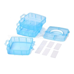 Caja de almacenamiento desmontable de plástico pp portátil rectangular&nbsp;CON-D007-02E