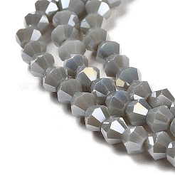 Fili di perle di vetro elettrolitico opaco tinta unita&nbsp;GLAA-F029-P4mm-A-M