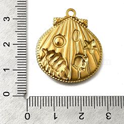 Pendentifs en acier inoxydable 304 émaillés&nbsp;STAS-Z163-19G-01