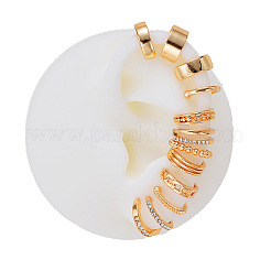 Set di orecchini a polsino in lega con strass per donna&nbsp;WG17737-01