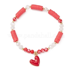Set di braccialetti elastici da surfista heishi in argilla polimerica 3 pz 3&nbsp;BJEW-TA00317