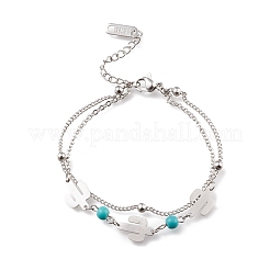 Bracciali multifilo in acciaio inossidabile 304&nbsp;STAS-D152-04P