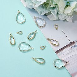 18 pz 3 stili di ciondoli in vetro&nbsp;KK-SZ0002-63