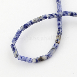 Natürlichen blauen Fleck Edelsteinperlen Stränge&nbsp;X-G-R181-16