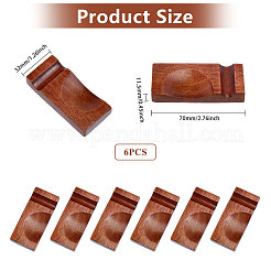 Essstäbchenhalter aus Holz&nbsp;AJEW-WH0515-41