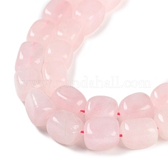 Fili di perline quarzo roso  naturale &nbsp;G-M403-D01-01