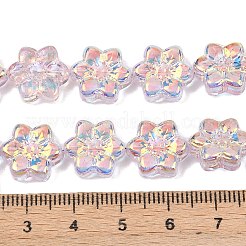 FilI di perline in vetro placcato&nbsp;EGLA-P069-02A-AB05