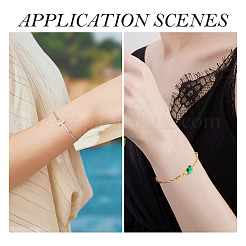 2 Sets 2 Stile 304 Edelstahl Bar Link Kette Armband machen&nbsp;AJEW-TA0001-77