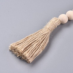 Guirlandes de perles de bois de pin&nbsp;AJEW-WH0109-79A-01