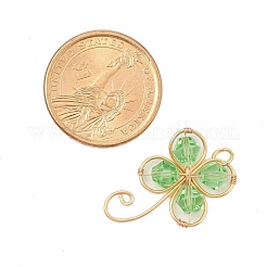 2 pièces pendentifs en verre&nbsp;PALLOY-JF02959-01