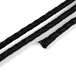 Vachette cordon tressé en cuir&nbsp;NWIR-N005-01C-3mm