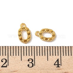 10 pendentif en acier inoxydable 304 avec strass&nbsp;STAS-Z144-01G