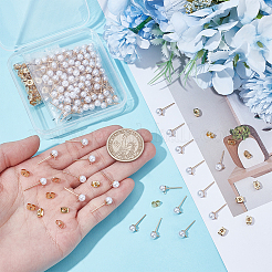 150 pièces de boucles d'oreilles en fer&nbsp;STAS-UN0063-55G