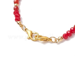 Armbänder aus natürlichen roten Achatperlen für Frauen&nbsp;BJEW-JB11572