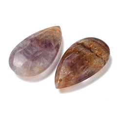 Pendentifs en agate dentelle améthyste naturelle&nbsp;G-Z071-01
