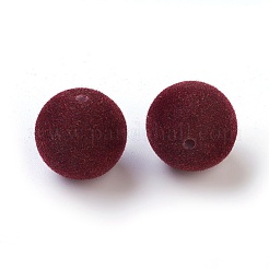 Flockige Acrylperlen&nbsp;OACR-I001-12mm-L09
