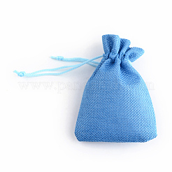 Bolsas con cordón de imitación de poliéster bolsas de embalaje&nbsp;ABAG-R005-9x7-20