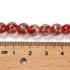 Handgefertigte Stränge aus dichroitischen Folienglasperlen&nbsp;DICH-U001-02I