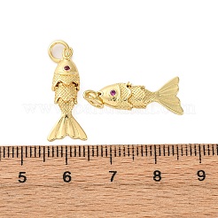 Gestell Messing micro ebnen Zirkonia Anhänger&nbsp;KK-M309-38A-G