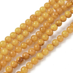 Fili di perle di cera d'api naturale&nbsp;G-L095-B02-5mm-01
