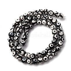 3-Augen-Dzi-Perlen im tibetischen Stil&nbsp;TDZI-G341-6mm-08
