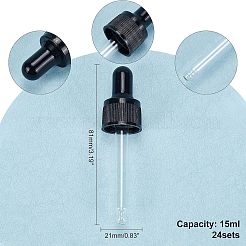 Compte-gouttes en verre à pointe droite&nbsp;MRMJ-FH0001-07