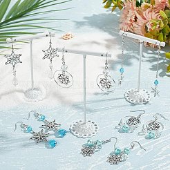 DIY-Set zur Herstellung von Weihnachtsohrringen mit Schneeflocken&nbsp;DIY-SC0022-76