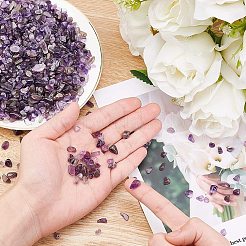 Natürliche Amethyst-Chips-Perlen&nbsp;G-GA0001-19