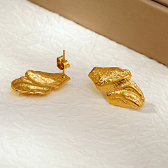 Boucles d'oreilles à tige géométriques élégantes en acier inoxydable 304&nbsp;IC1123