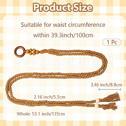 Ceintures corset en coton et cordon ciré&nbsp;AJEW-WH20070-011B