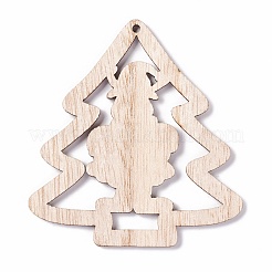 Gedruckte Holz große Anhänger&nbsp;FIND-H030-01