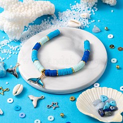 Perles et breloques sur le thème de l'océan kit de recherche de fabrication de bijoux à bricoler soi-même&nbsp;DIY-FS0002-18