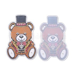 5d bricolage ours motif animal diamant peinture crayon porte-gobelet ornements kits&nbsp;DIY-C020-06