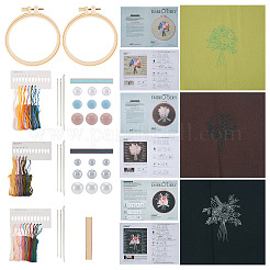 DIY-Blumenstraußmuster 3D-Stickerei-Starterkits&nbsp;DIY-TA0006-26