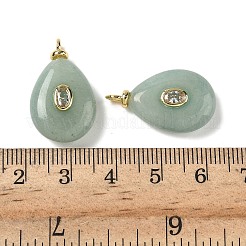 Gefärbt natürliche weiße Jade Anhänger&nbsp;G-H328-01G-B04