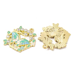Crémaillère placage pendentifs en émail d'alliage&nbsp;FIND-M020-03D-G