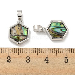 Natur Paua Muschel Anhänger&nbsp;KK-A214-27P